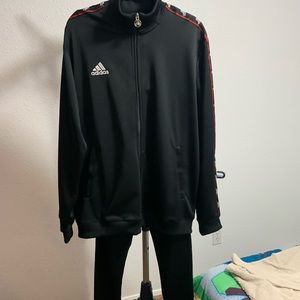 Adidas Mens Track Suit Jacket and Pants Set Size XL